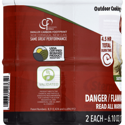 Sterno Canned Heat, 2 Pack