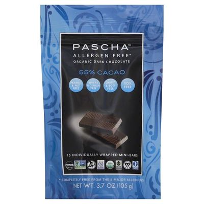 Pascha Dark Chocolate, Organic, 55% Cacao