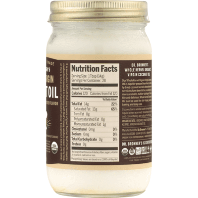 Dr. Bronner's Coconut Oil, Organic Virgin