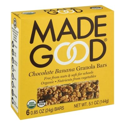 Made Good Organic Granola Bars Chocolate Banana