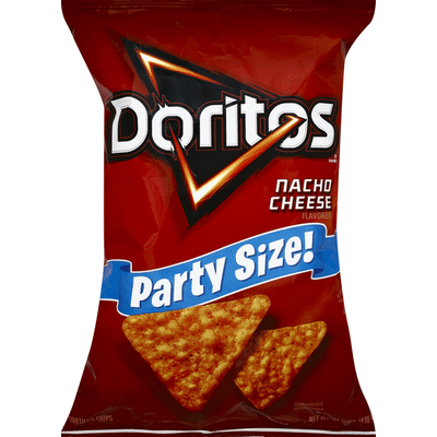 Doritos Nacho Cheese Tortilla Chips Party Size
