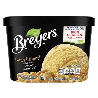 Breyers Frozen Dairy Dessert Salted Caramel