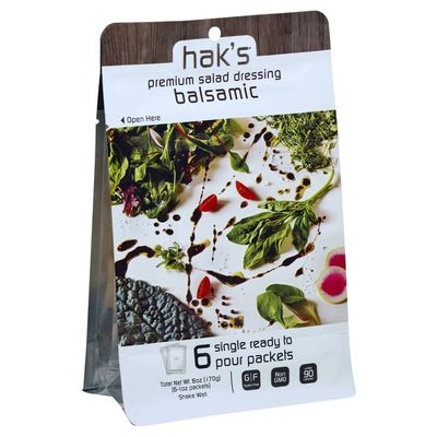 Haks Salad Dressing, Premium, Balsamic