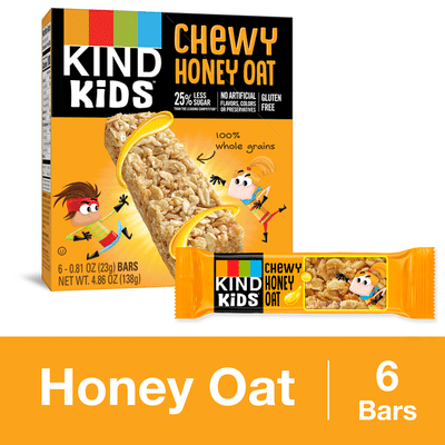 KIND Kids Granola Bars, Chewy, Honey Oat