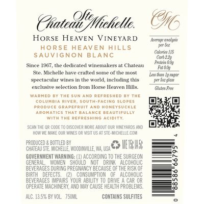 Chateau Ste. Michelle Horse Heaven Vineyard Sauvignon Blanc White Wine