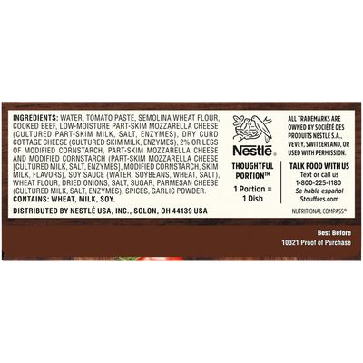 Stouffer's Lasagna with Meat & Sauce Frozen Meal