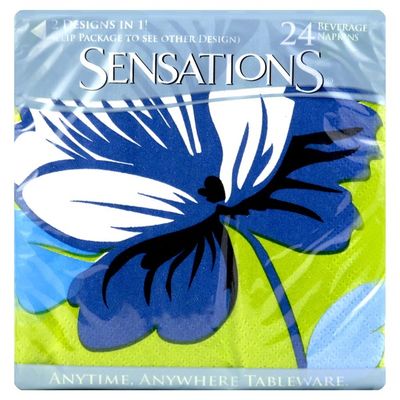 Sensations Beverage Napkins, 2-Ply, Beautiful