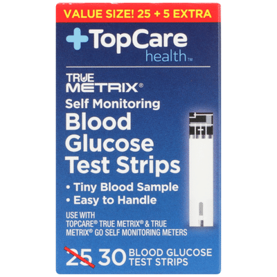 TopCare True Metrix, Self Monitoring Blood Glucose Test Strips