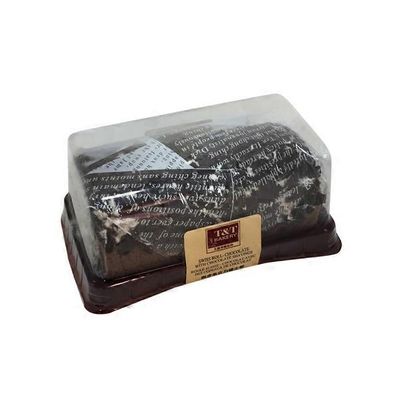 T&T Chocolate Swiss Rolls With Chocolate Shavings