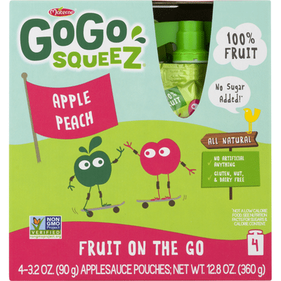 GoGo Squeez Fruit On The Go Apple Peach