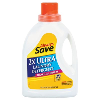 Always Save Tropical Breeze 2X Ultra Liquid Laundry Detergent