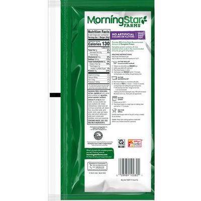 Morning Star Farms Veggie Burgers, Plant Based Protein, Frozen Meal, Grillers Original