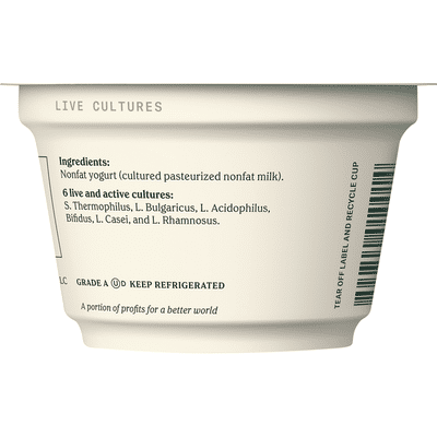 Chobani Yogurt, Greek, Non-Fat, Plain