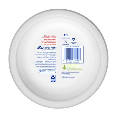 Dixie Ultra Paper Bowls, 20oz Disposable Bowls (Designs May Vary)