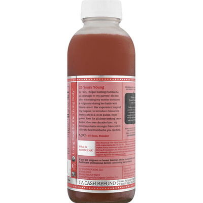 GTs Synergy Organic Kombucha Guava Goddess