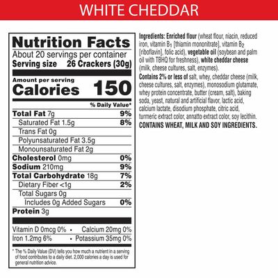 Cheez-It Cheese Crackers, Baked Snack Crackers, Office and Kids Snacks, White Cheddar