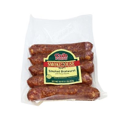 Cub Smoked Brat With Swiss Cheese