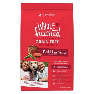Whole Hearted Beef & Pea Recipe Food For Dogs