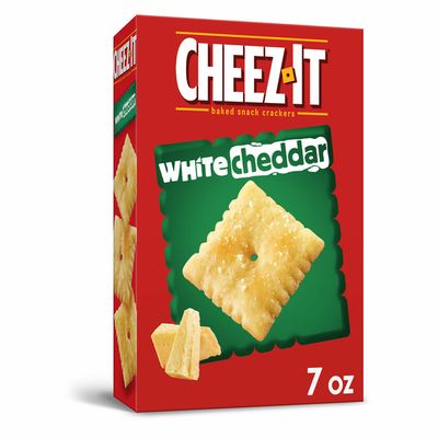 Cheez-It Cheese Crackers, Baked Snack Crackers, Office and Kids Snacks, White Cheddar