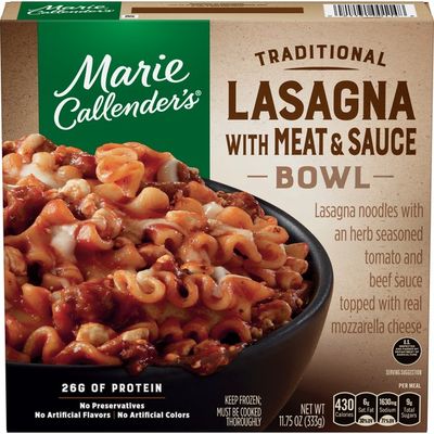 Marie Callender S Traditional Lasagna With Meat And Sauce Bowl 11 75 Oz Instacart