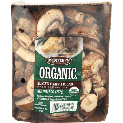 Monterey Organic Sliced Bella Mushrooms