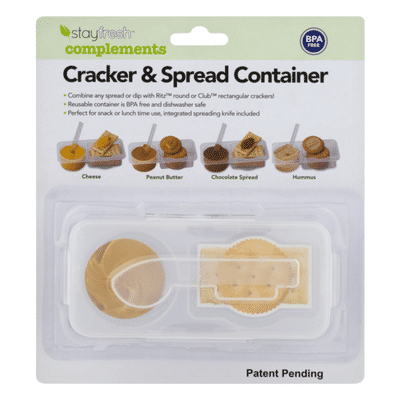 StayFresh Cracker & Spread Container