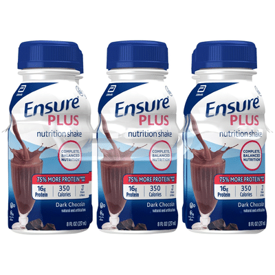 Ensure Plus Nutrition Shake Dark Chocolate 8 Fl Oz Instacart