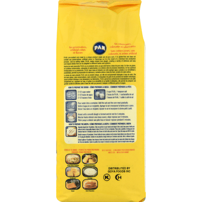 PAN Corn Meal, White, Pre-Cooked