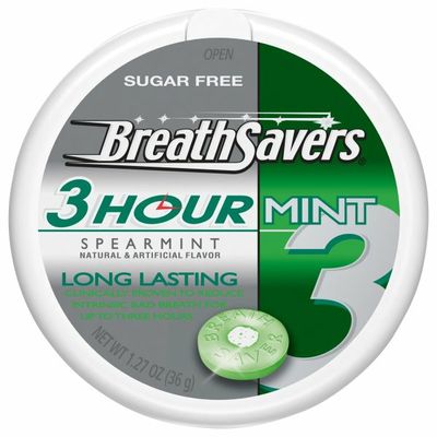 Breath Savers Mint, Sugar Free, 3 Hour, Spearmint