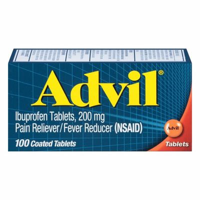 Advil Coated Tablets Pain Ibuprofen 200mg Reliever/Fever Reducer