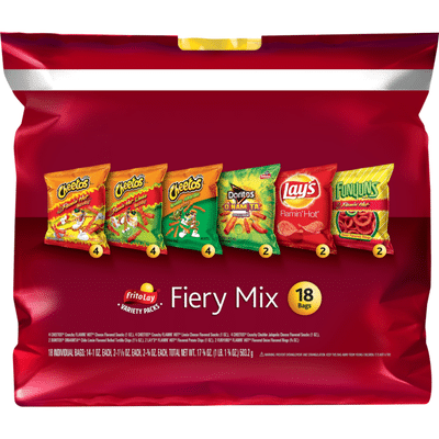 Frito Lay's Fiery Mix Snacks