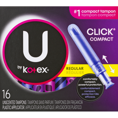 U by Kotex Click Compact Tampons