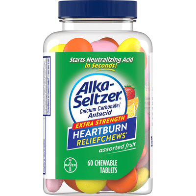 Alka-Seltzer Heartburn Relief Chews, Extra Strength, Assorted Fruit