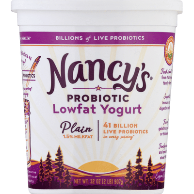 Nancy's Yogurt, Lowfat, Plain