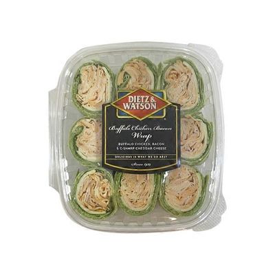 Dietz & Watson Buffalo Chicken Bacon New York Cheddar Sandwich Wrap