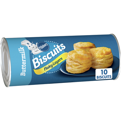 Pillsbury Flaky Layers Buttermilk Biscuits, 10 Count
