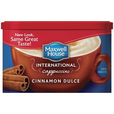 Maxwell House International Cafe Cinnamon Dulce Cappuccino Café-Style ...