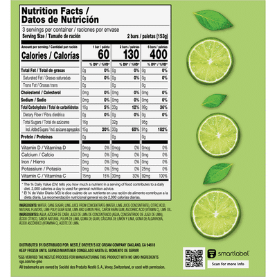 Outshine Lime Fruit Ice Bars