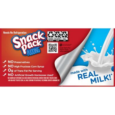 Snack Pack Pudding Vanilla