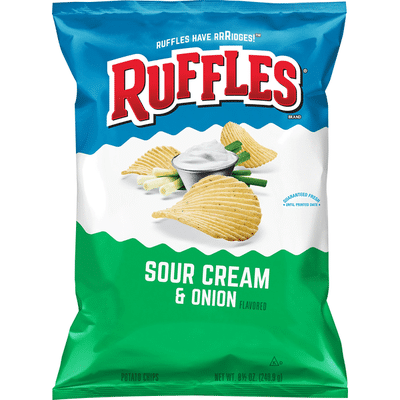 Ruffles Sour Cream And Onion Potato Chips