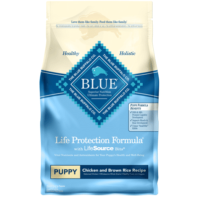 Blue Buffalo Life Protection Formula Natural Puppy Dry Dog Food, Chicken and Brown Rice