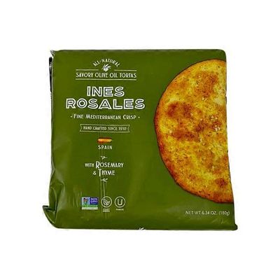 Ines Rosales Tortas, Savory Olive Oil, Rosemary & Thyme