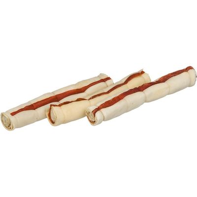 Petco Natural Flavor Pork & Beef Retriever Rolls Rawhide Dog Treat 8" Length X 1.25" W