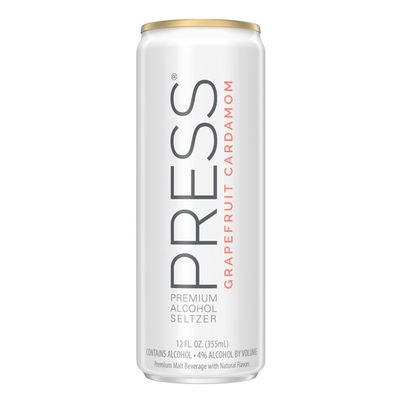 PRESS Premium Hard Seltzer Variety Pack All-Natural, Elevated Flavor Pairings, 4% ABV