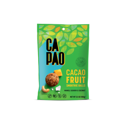CaPao Mango, Cashew & Coconut Cacaofruit Smootie Balls