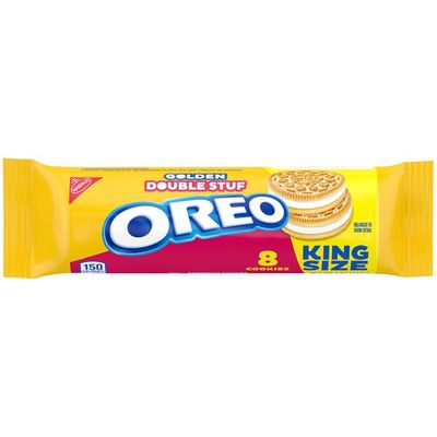 Oreo Golden Double Stuf Sandwich Cookies King Size 4 Oz Instacart