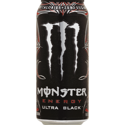 Monster Energy Ultra Black 16 Fl Oz Instacart