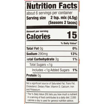 McCormick® Chicken Taco Seasoning Mix