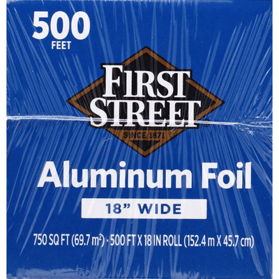 First Street Aluminum Foil 18 Inches Wide 500 Feet 1 Each Delivery Or Pickup Near Me Instacart