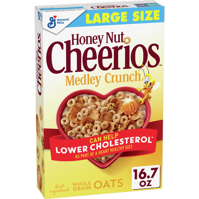 Honey Nut Cheerios Medley Crunch Cereal With Oats 16 7 Oz Instacart